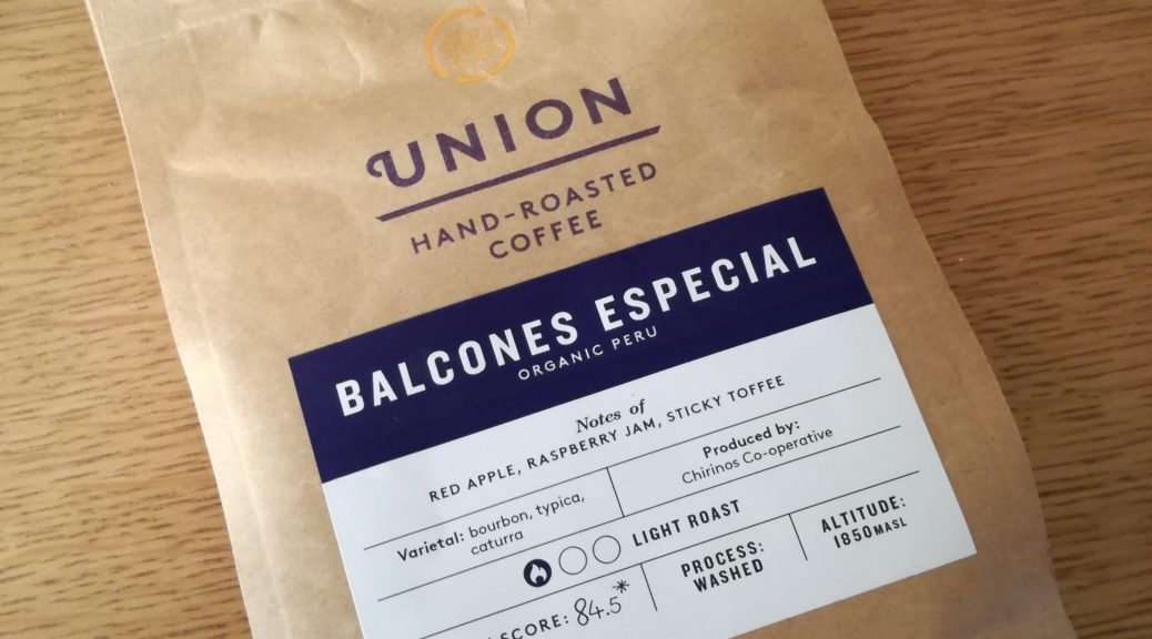 Union Balcones Especial for grinding at home