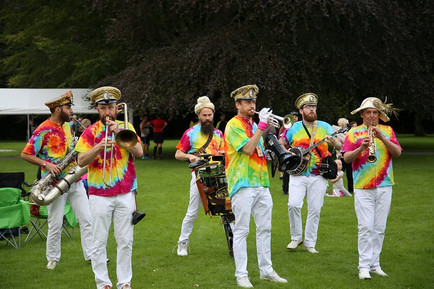 Mr Wilson's Second Liners at the Ramsbottom Summer Mile